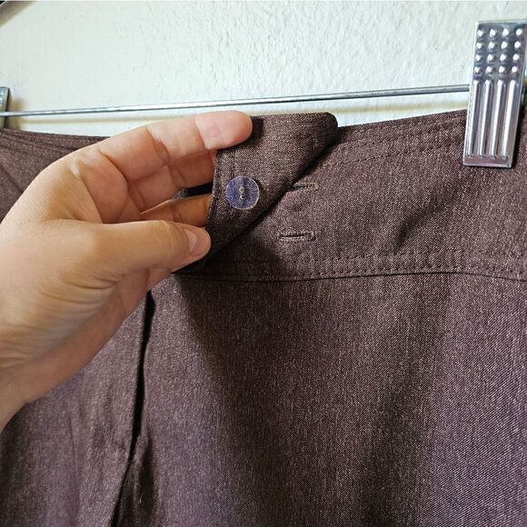 Vintage Y2K La Belle Brown And Gold Sparkle Pants Size 13 - Picture 3 of 7